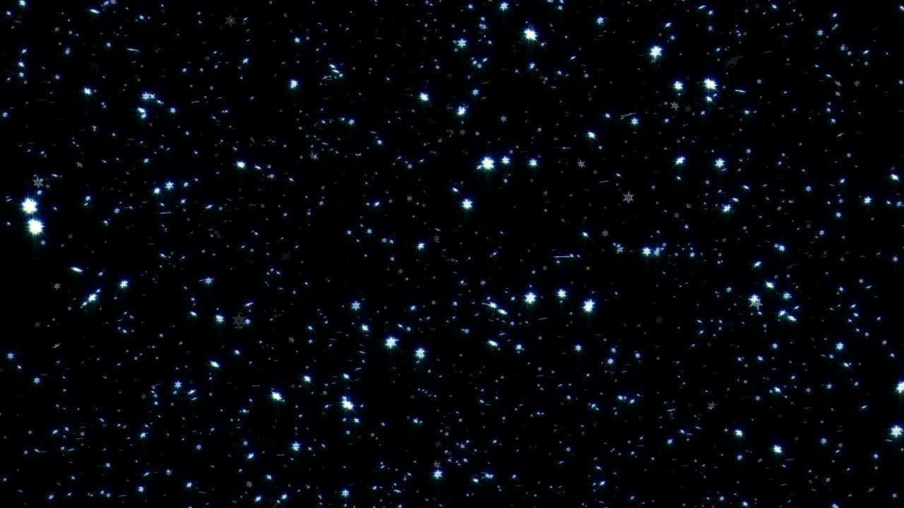 4k Magiske snøflak