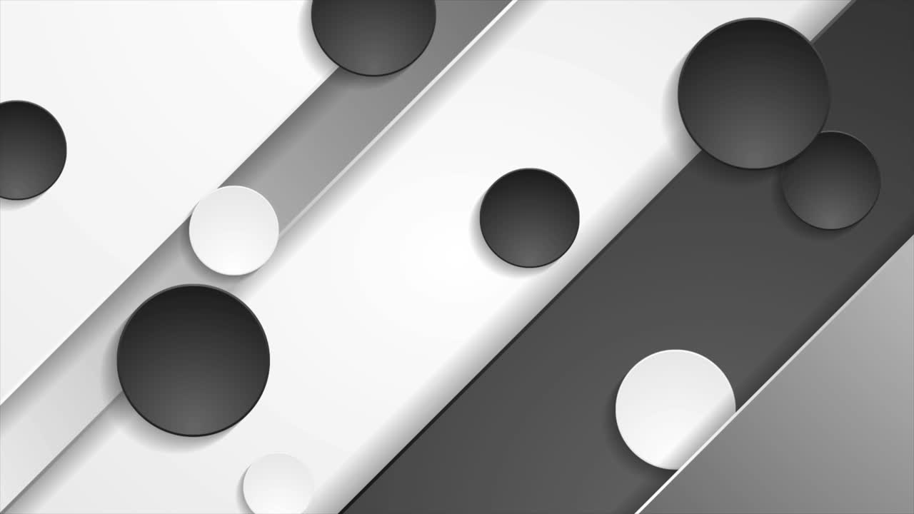 fondo de movimiento geométrico abstracto en blanco y negro