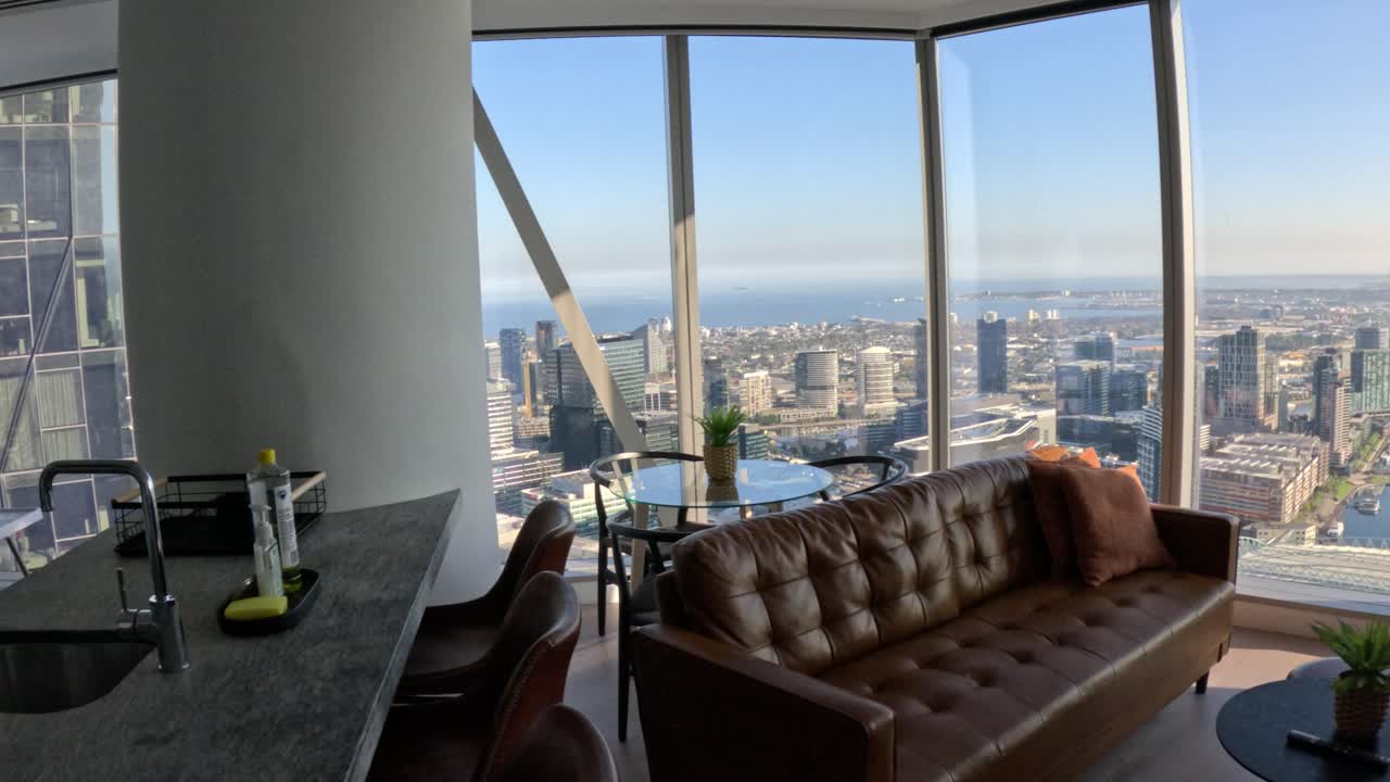 멜버른 의 세련 된 아파트 의 내부