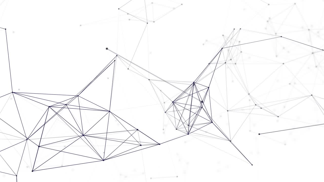 Abstract technologies animation connected network