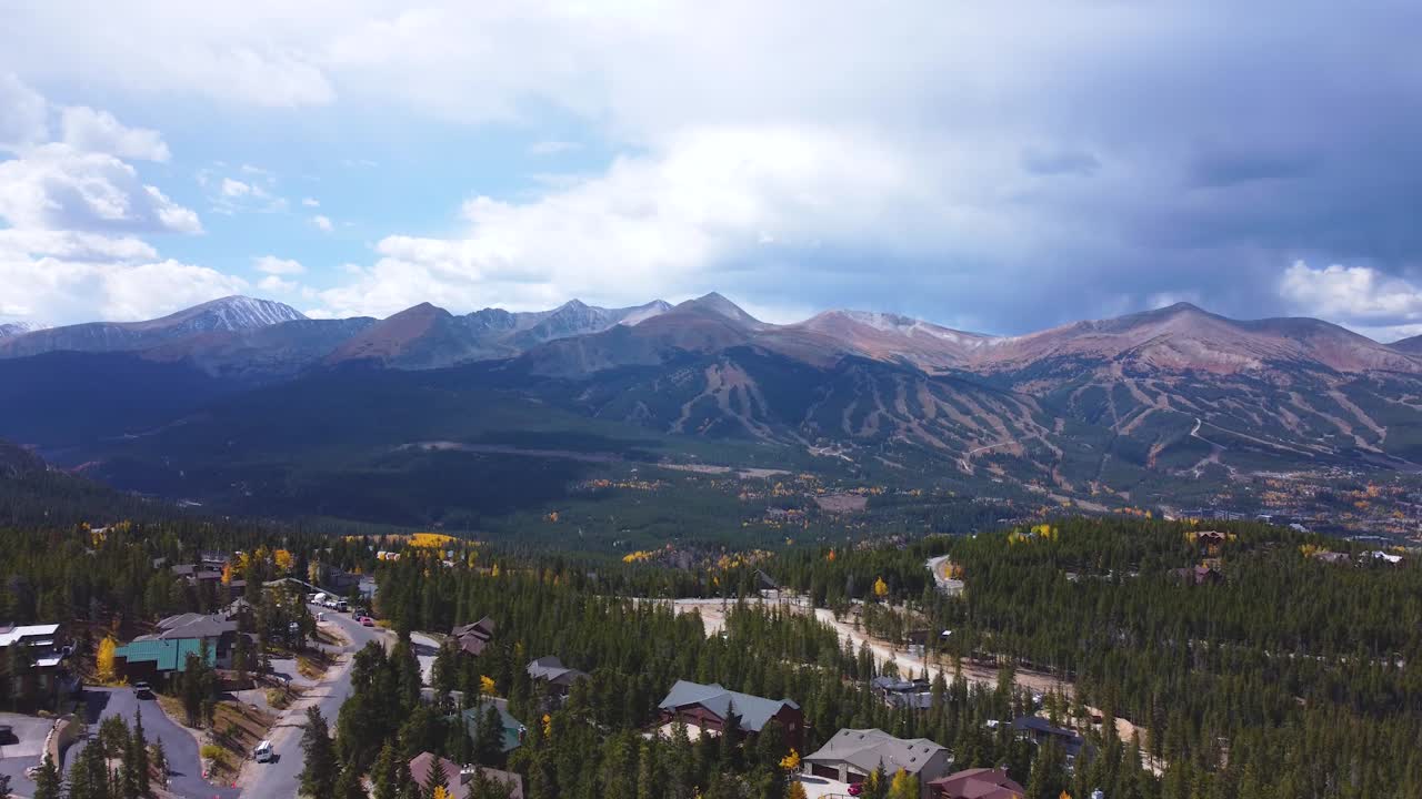 Droneudsigt over Breckenridge, Colorado