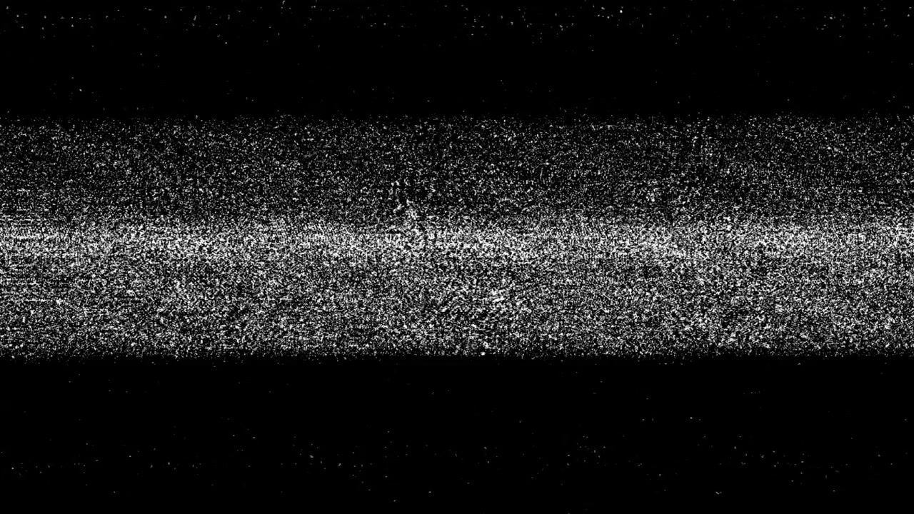 Digital Glitch and Static Noise Effect