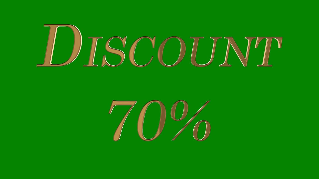 Moving gold volumetric inscription Discount 70%