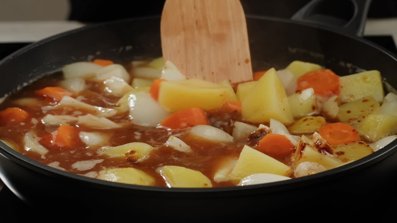 Japanese curry rice with fry pork Tonkatsu, Katsu Kare, Japanese breaded cooking dinner in restaurant, close up macro of asian food