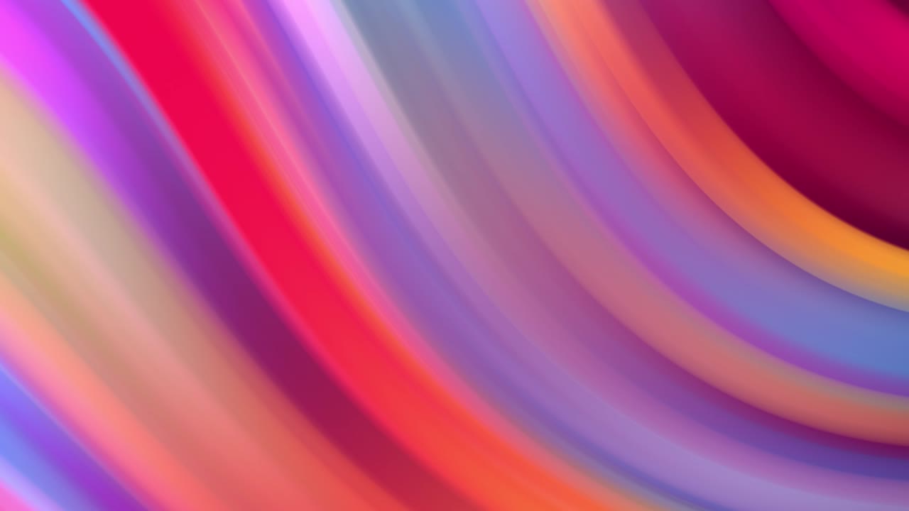 Gradient of rainbow colors are cyclically shifting in loop. It is 4k beautiful abstract background with seamless looping animation for holiday presentations or trendy stuff in motion design style. 21