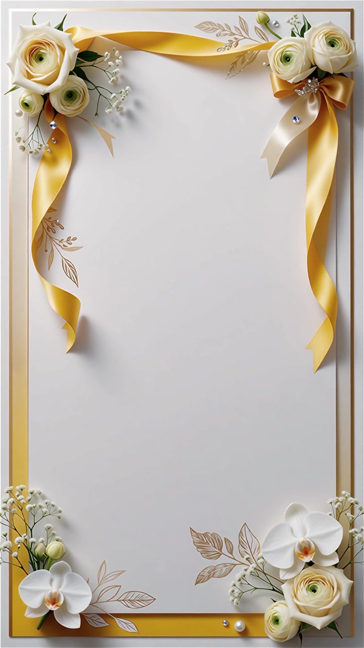 Sfondo per invito di matrimonio di lusso minimalista