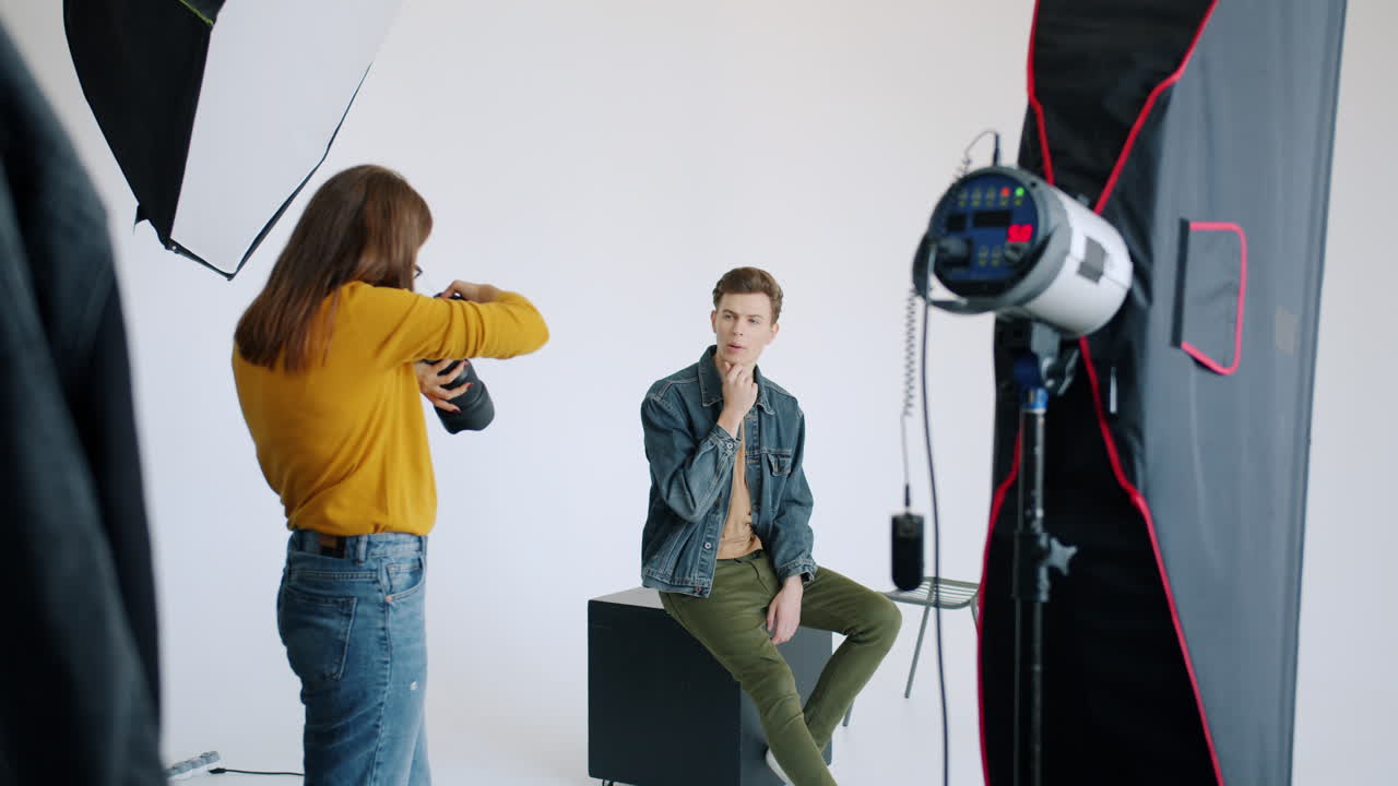 Professional Photo Shoot in a Studio