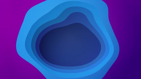 4k animación en 3d filas de rayas de colores ondulando la animación de bucle de gradiente de onda.