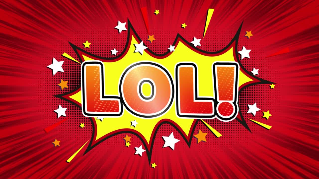 LOL Comic Speech Bubble Image