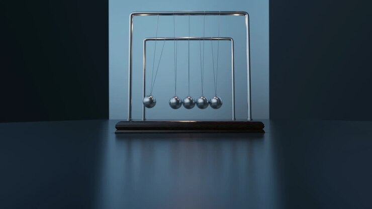 Pendulum Balls Swinging Newton's Cradle Physics