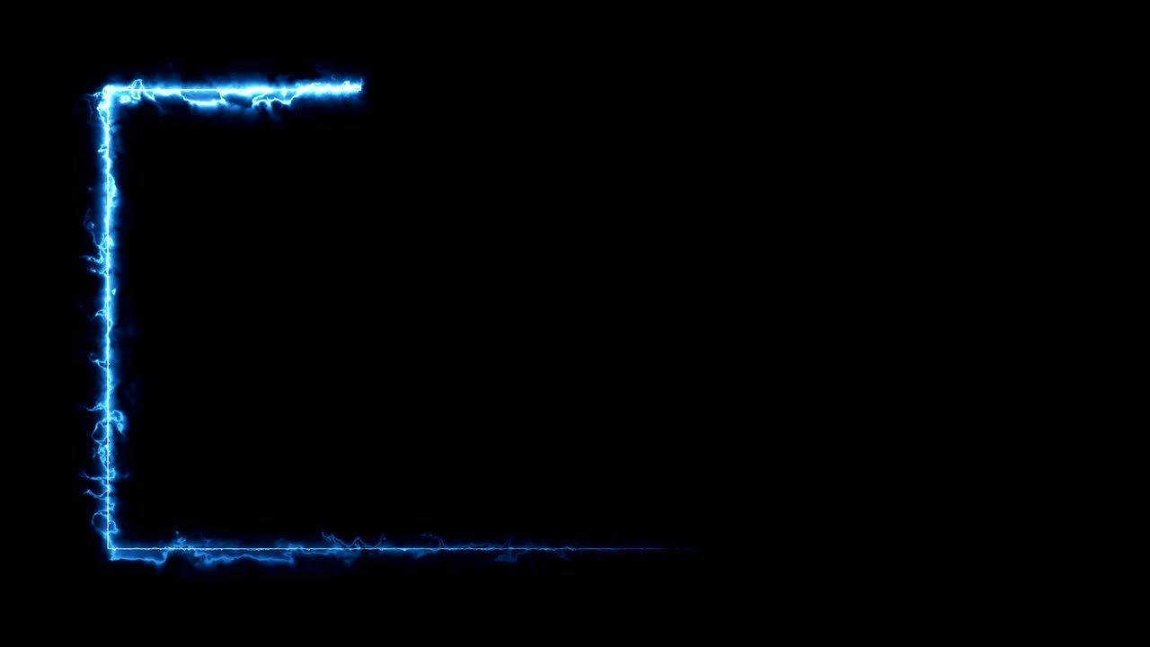 추상적인 밝은 네온 직사각형 프레임 레이저 기술 배경 디자인