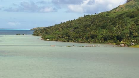 paysage à bora bora, polynésie française