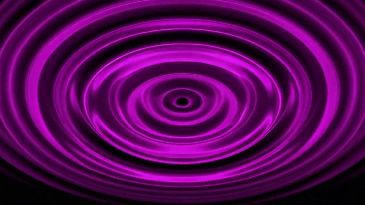 Onde viola astratte che si espandono su sfondo scuro