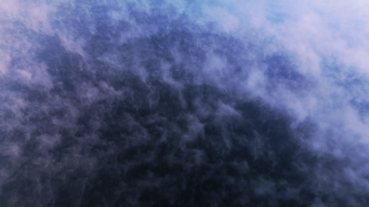 vista aérea del paisaje brumoso