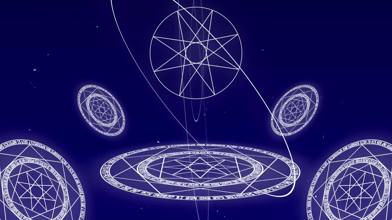 Magic circle Looping animated background. 1080p.mp4