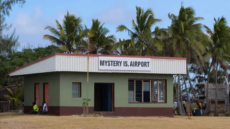 mystery island airport: a remote tropical paradise