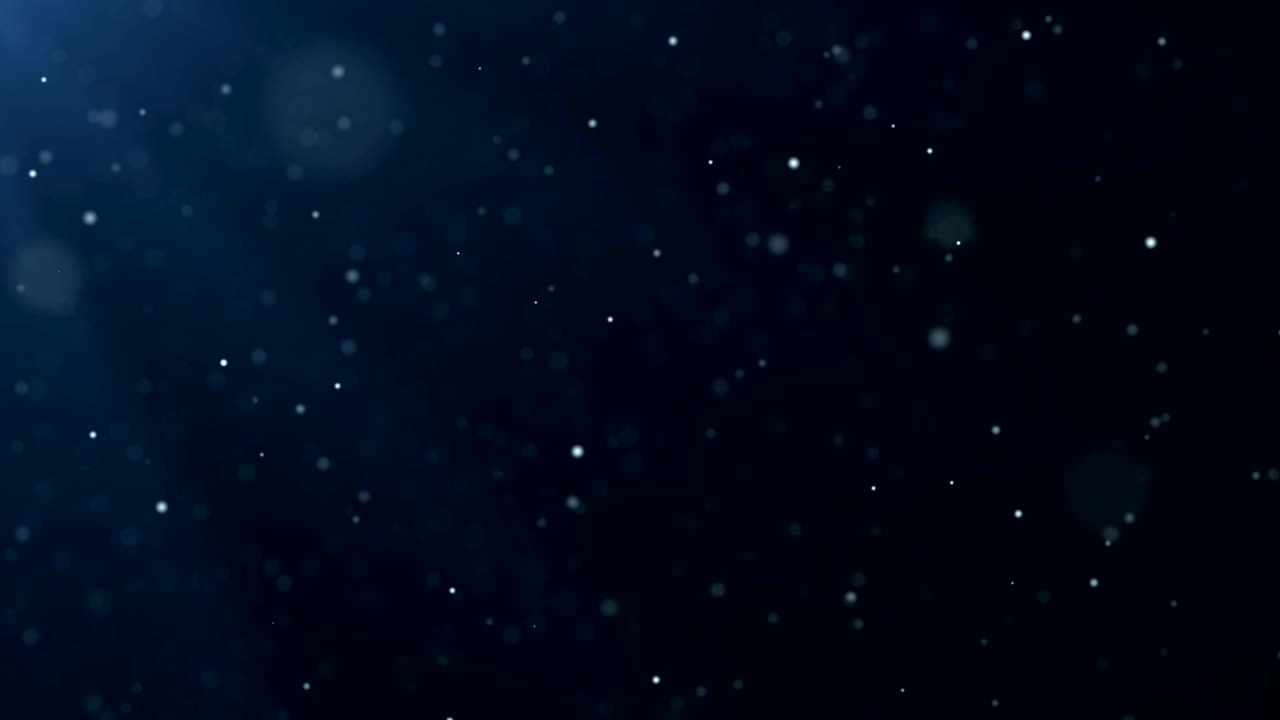 fundo de partículas azuis. loop