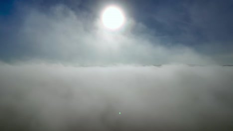 AERIAL-PUSH-THROUGH-CLOUDS-AND-FOG-NEAR-WILKESBORO-NC