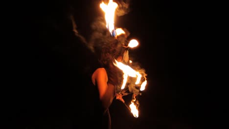 woman dancing with fire 34