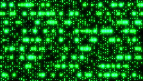 Digital representation of binary code visualizing computer programming language