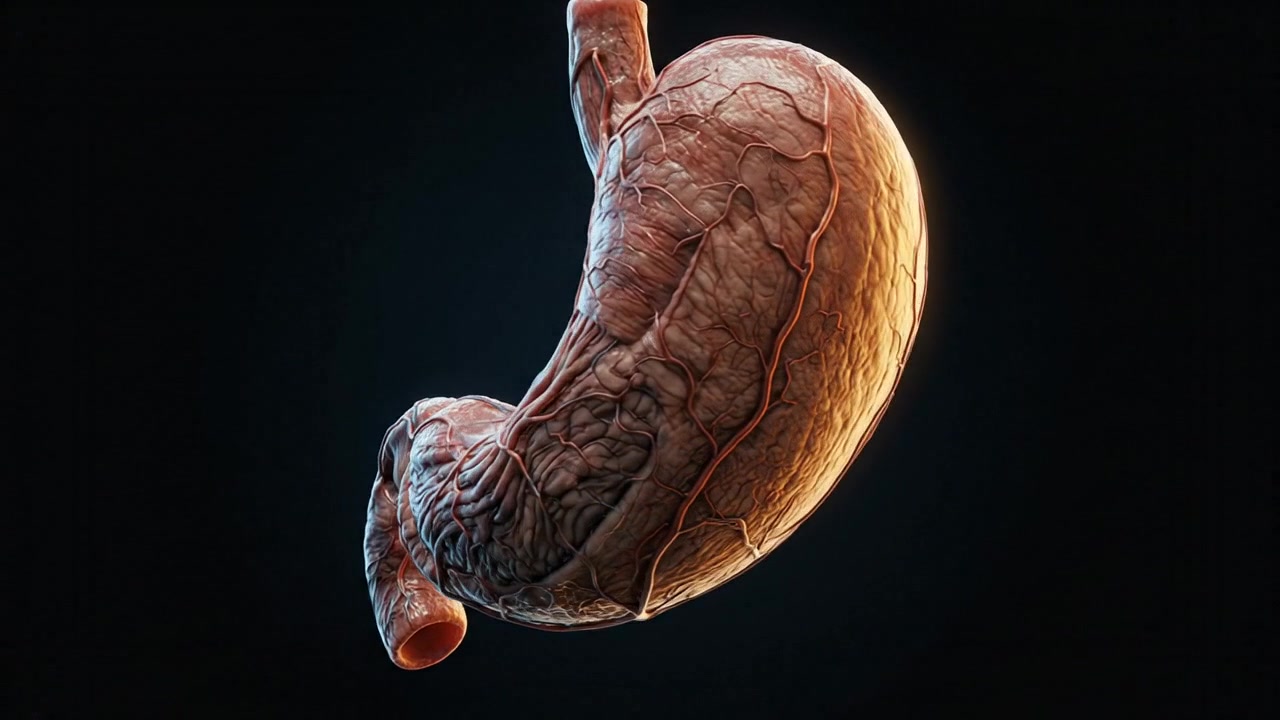 Human heart and brain digital medical visualization concept