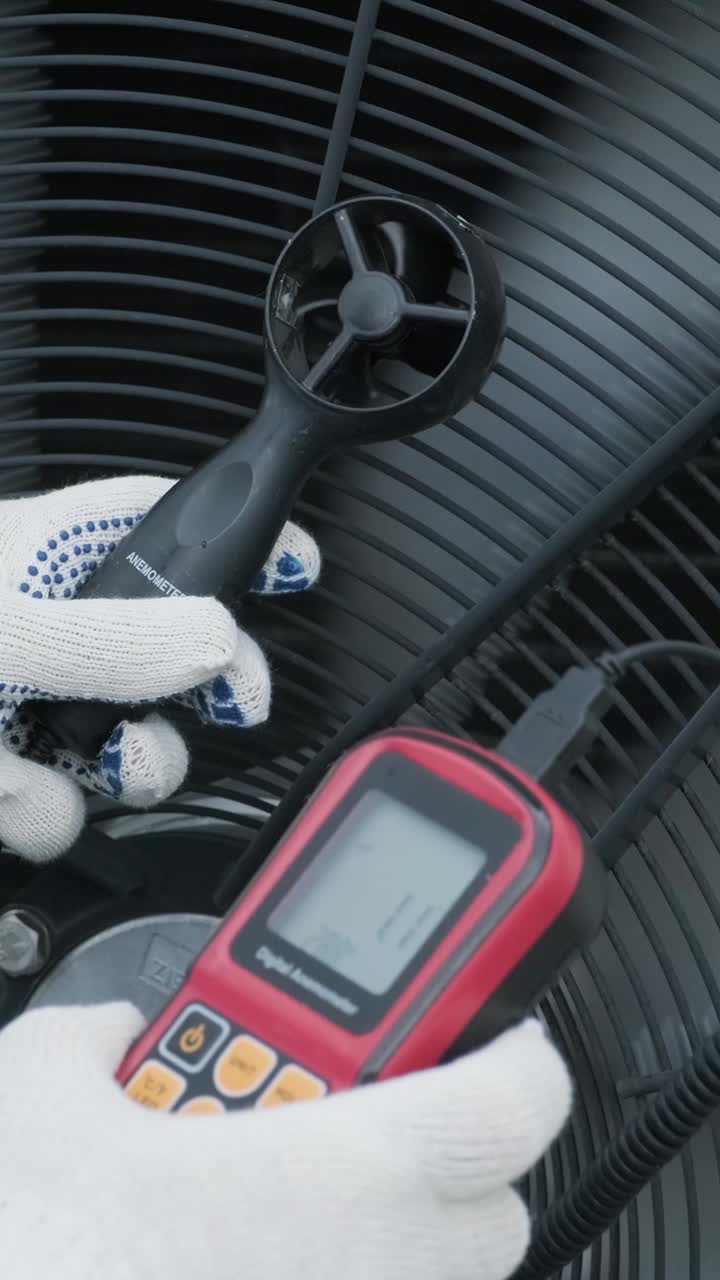 Measuring Air Flow with a Digital Anemometer