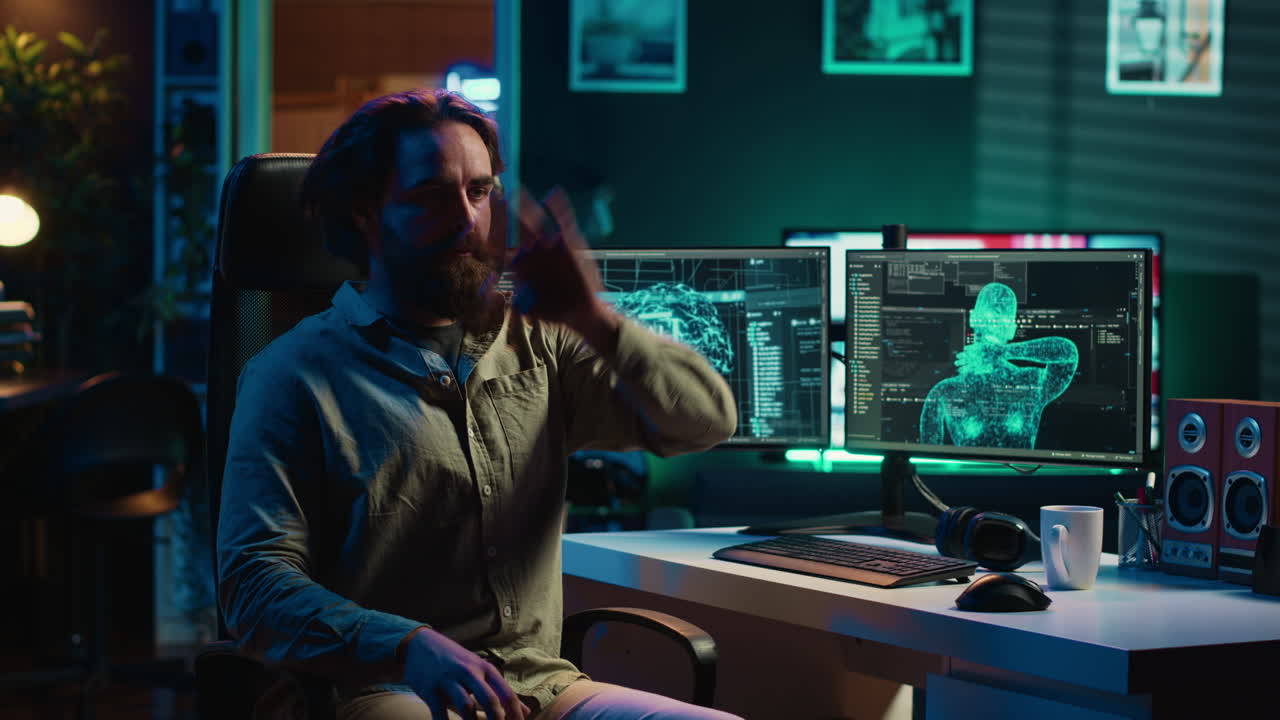 изменчивый искусственный интеллект, овладевающий человеком, угрожающий человечеству.