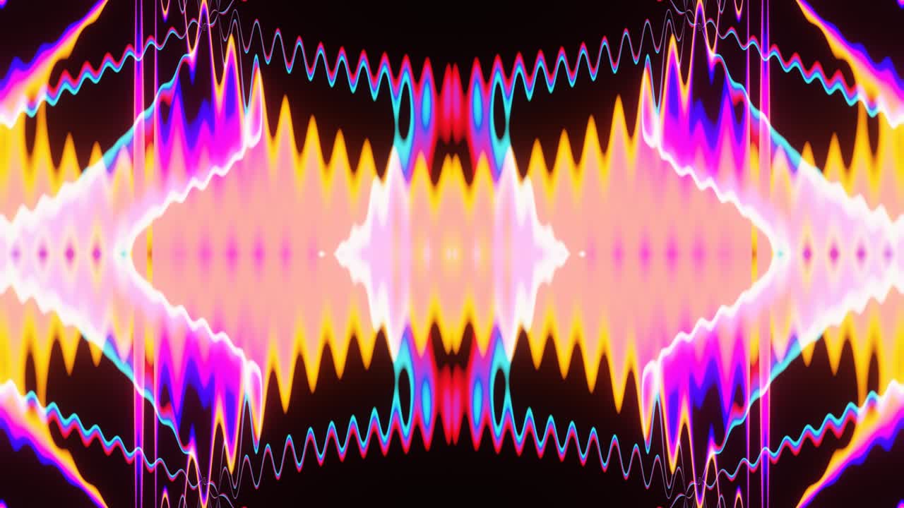 Fundo infinito iridescente multicolorido com efeito glitch de plasma