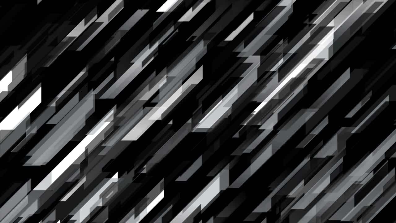 Dark grey geometric tech abstract motion animated background