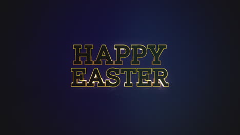 Cartoon-gold-Happy-Easter-text-on-black-gradient