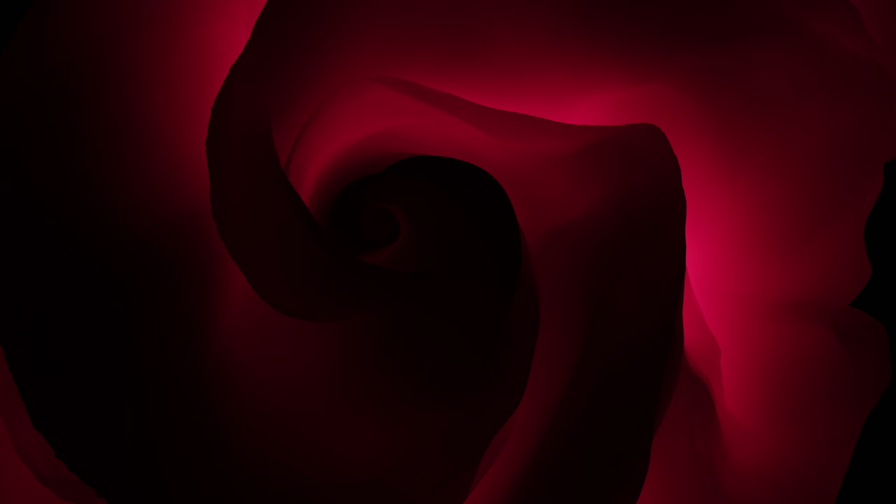 Formes abstraites rouges et noires tourbillonnantes, semblables à du tissu, formant un fond dégradé lisse, créant un arrière-plan dramatique et atmosphérique pour les projets de luxe, de romance ou de design moderne