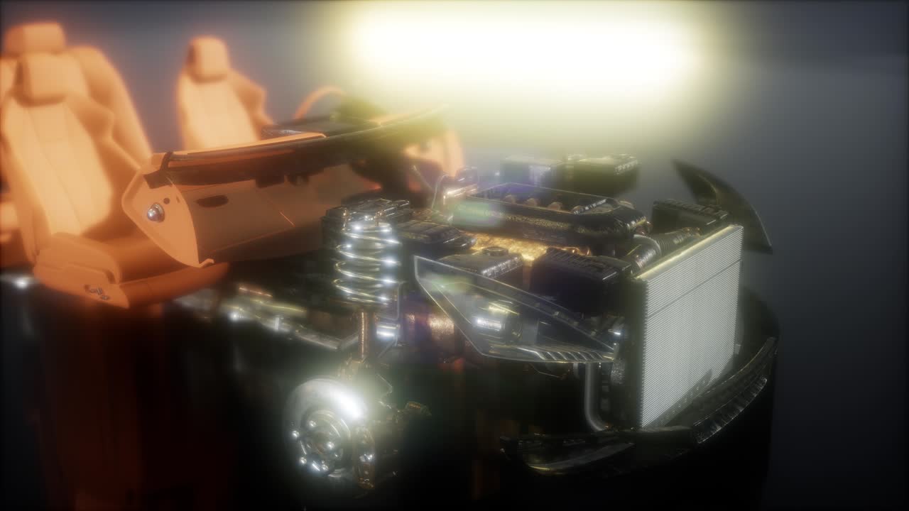 자동차에서 볼 수 있는 엔진과 다른 부분