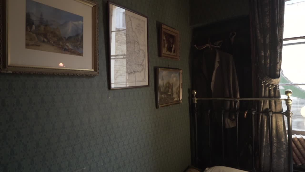 빈티지 작은 침실