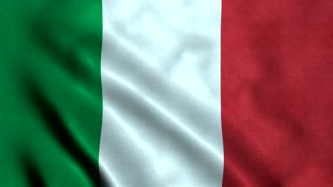 4k seamless loopable flag of italy