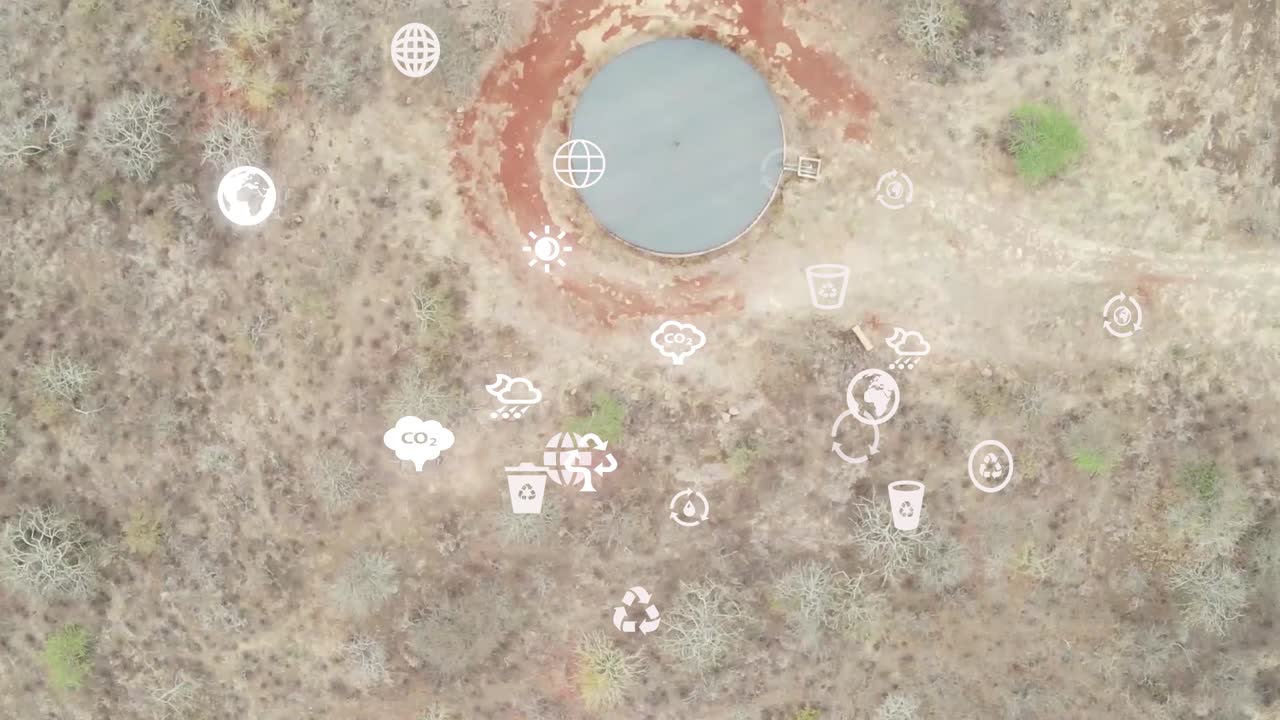 숲 범위의 미래형 공중 무인 항공기보기