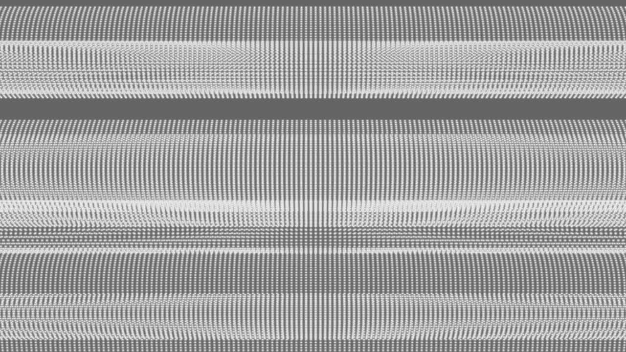 Animation of flowing information lines and mesh of network connections on a grey background