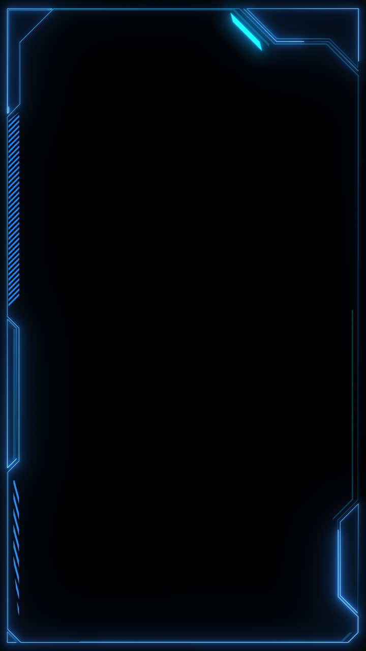 Futuristic network digital space display interface template basic geometry line element video