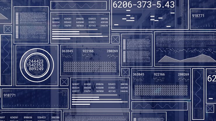 Animation of data processing over computer servers