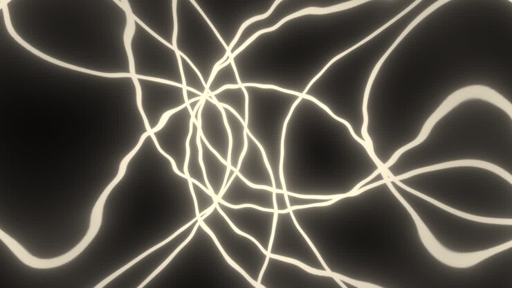 Abstract Glowing Lines