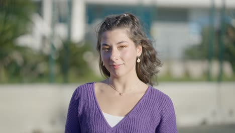 retrato de una mujer joven