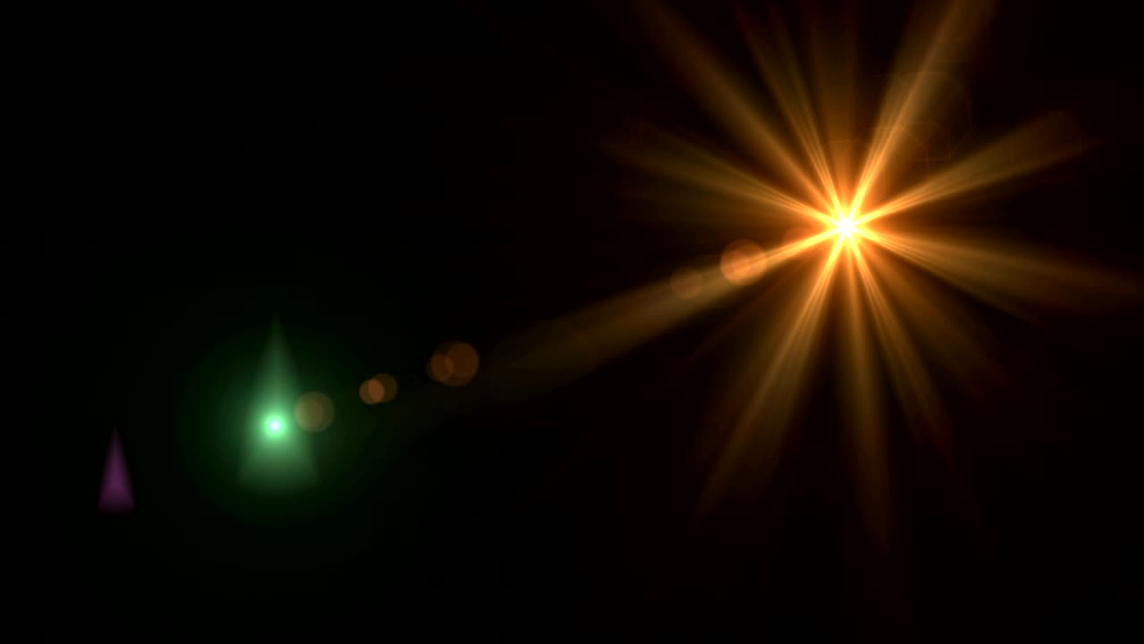 Las luces de las lentes