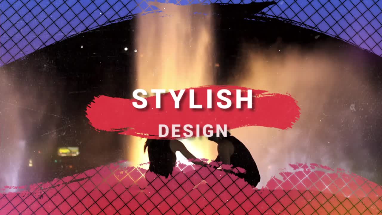 Abstract Filtered Landscape with Sunrise