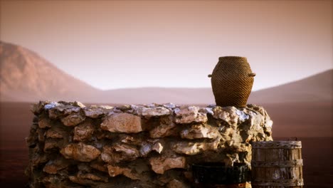 old-stone-water-well-in-the-desert