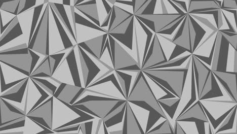 abstract geometric looping background shapes animation, shades of grey