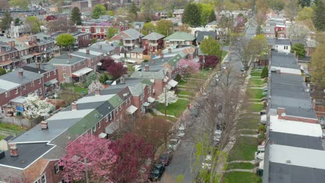 aerial turn features brownstone rental apartment homes