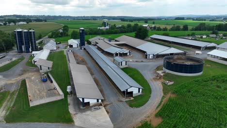 american farm in rural usa