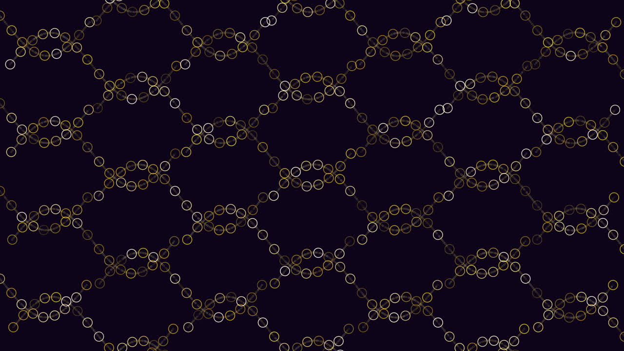 repetir el patrón de ondas futuristas con anillos de arco iris en el gradiente negro