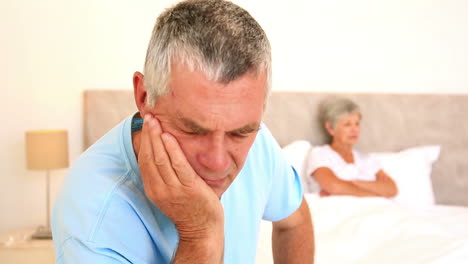 Unhappy-senior-couple-not-talking-after-a-fight