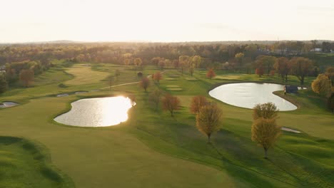 beautiful area of country club golf course in lancaster pa, usa