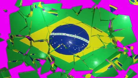 brazilian flag collapse brazil 4k